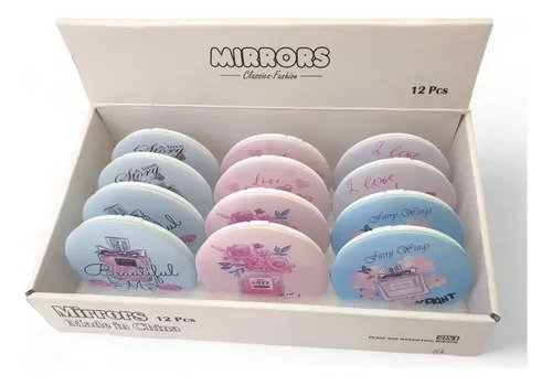 Small mirrors in various shapes