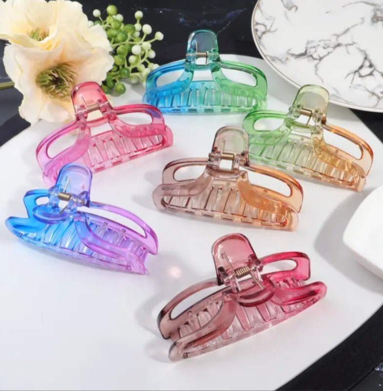 Colorful hair clips